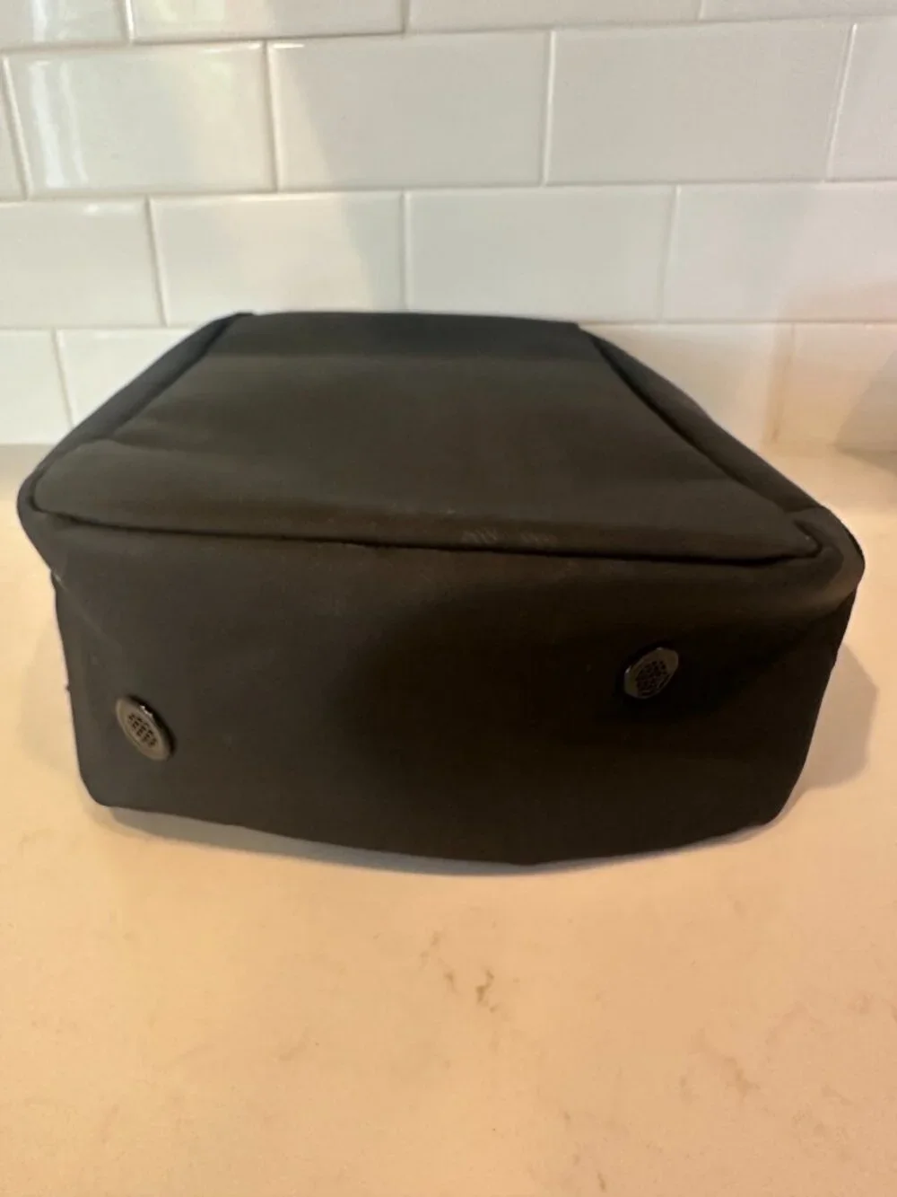 Only Golfers Black Shoe Carrier Travel Bag Zip Up Pocket & Ventilation Holes NEW